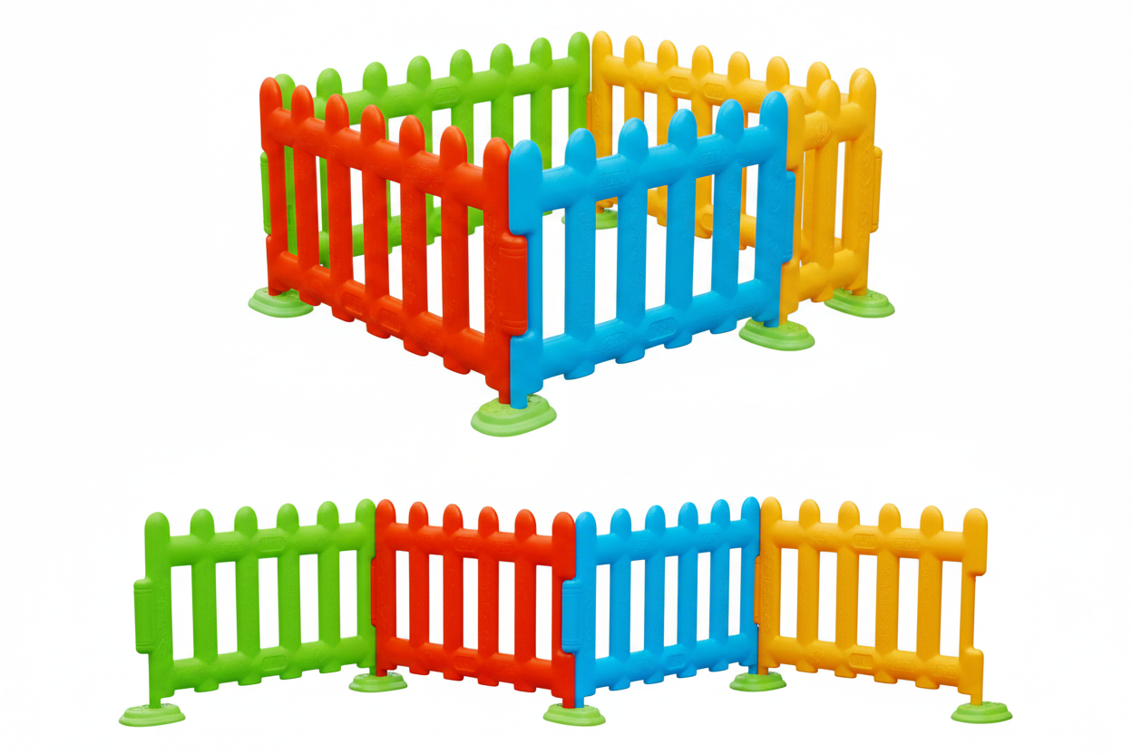Colorful Dwarf Safety Fence (Small).