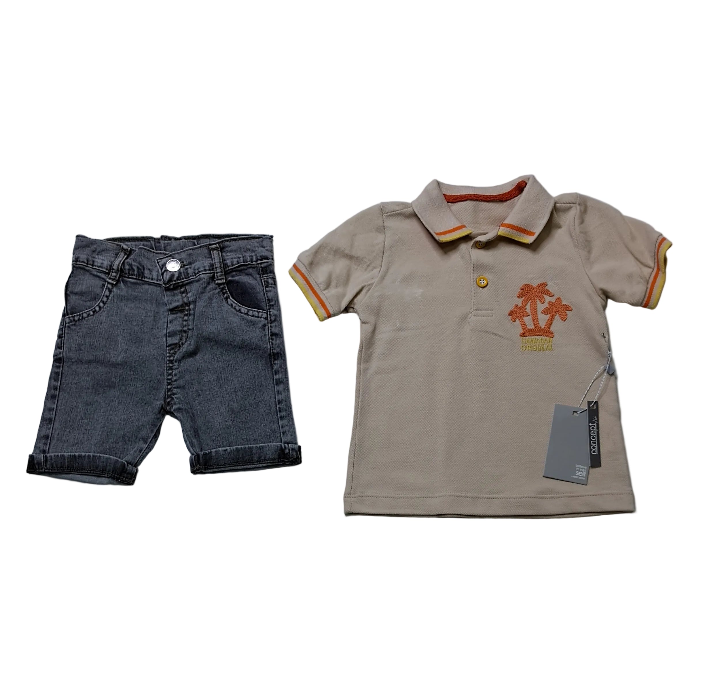 Hawahan Original believe In Yourself Concept 2 Piece Boys Sets
