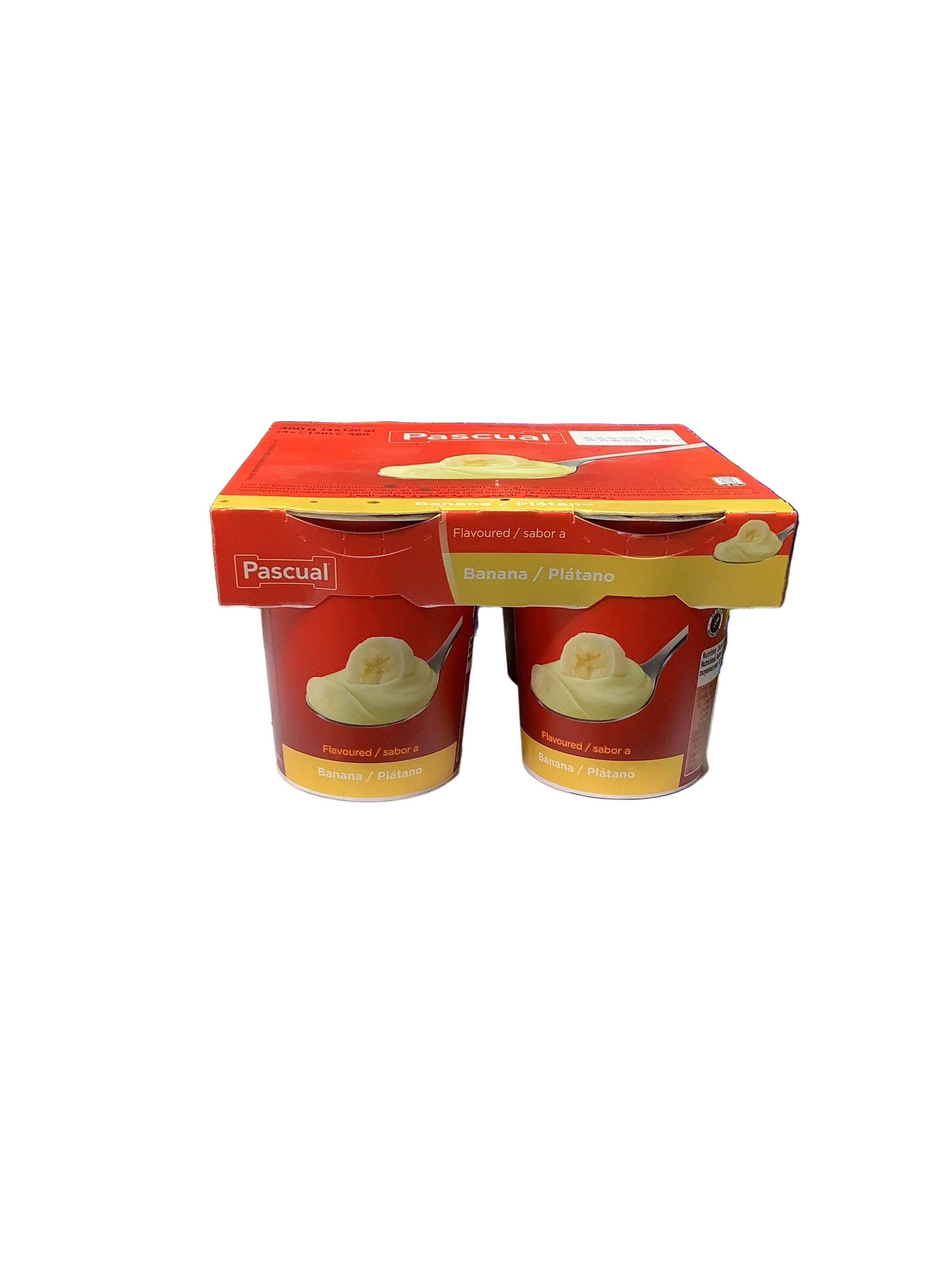 Pascual Banana Flavoured Yoghurt 480g (4pk)