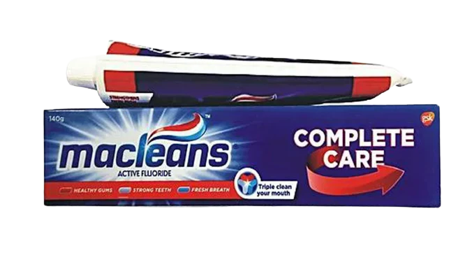 Macleans Complete Active Fluoride toothpaste (complete care)100ml.