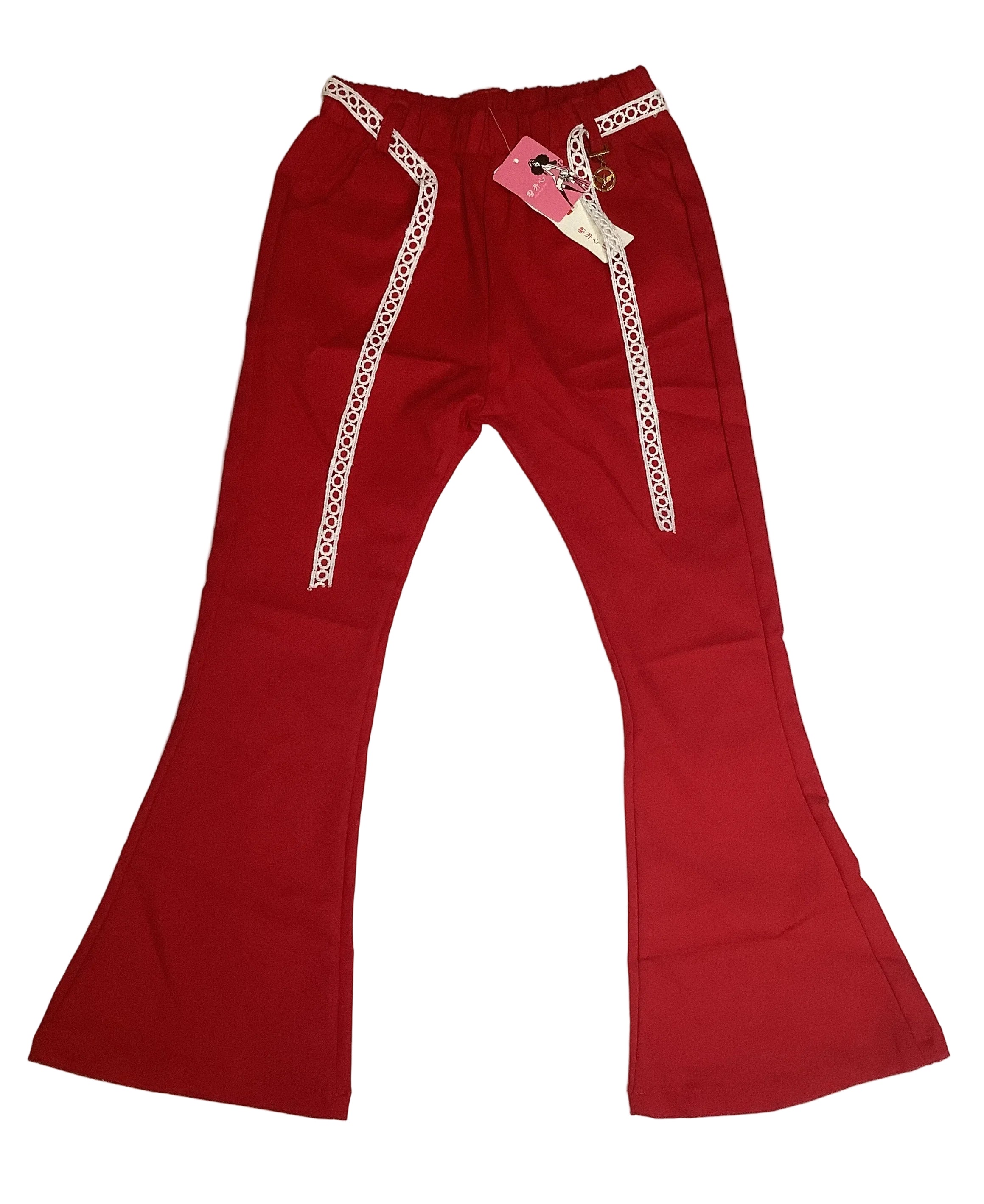 Yue Kai Xin Girls Red Trouser.
