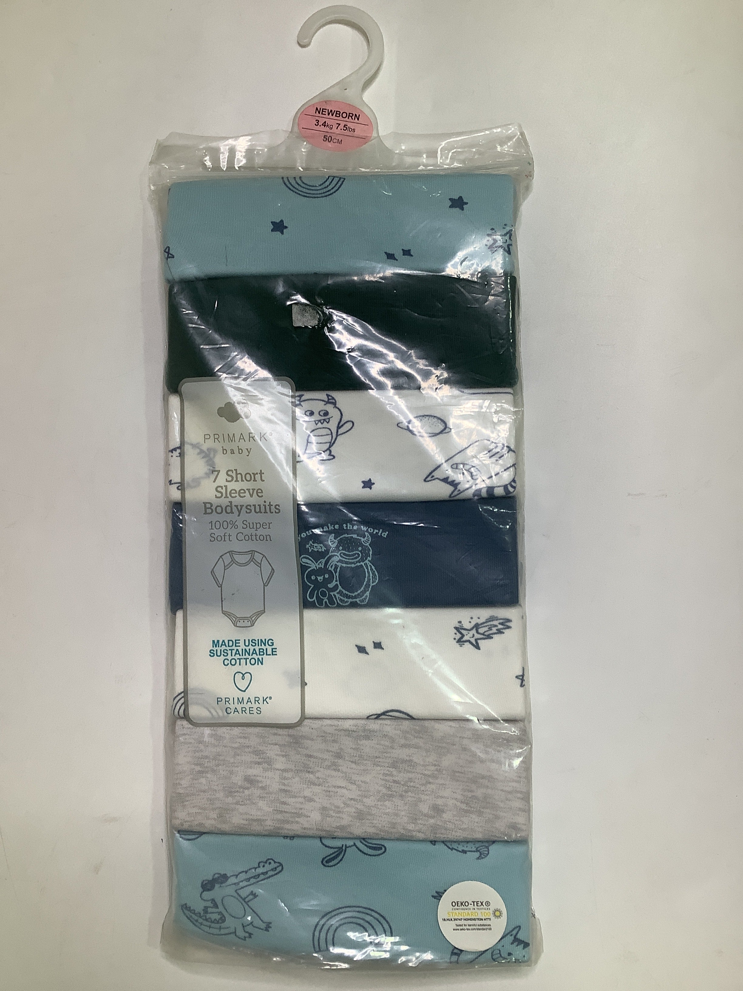 Primark 7in1 Baby BodySuits(New born)