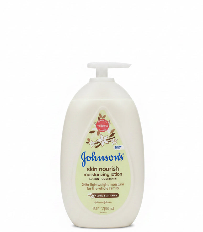 Johnson’s Skin Nourish Moisturizing Lotion Vanilla & Oat Scents 500ml