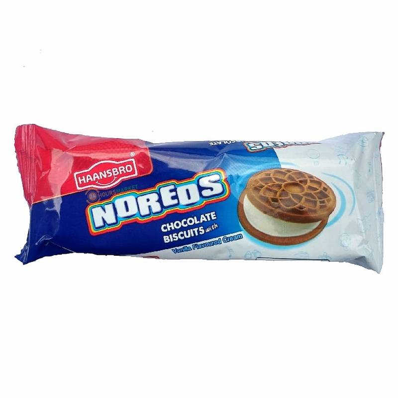 Haansbro Noreos Sandwich Biscuits With Vanilla Flavoured Cream 21g