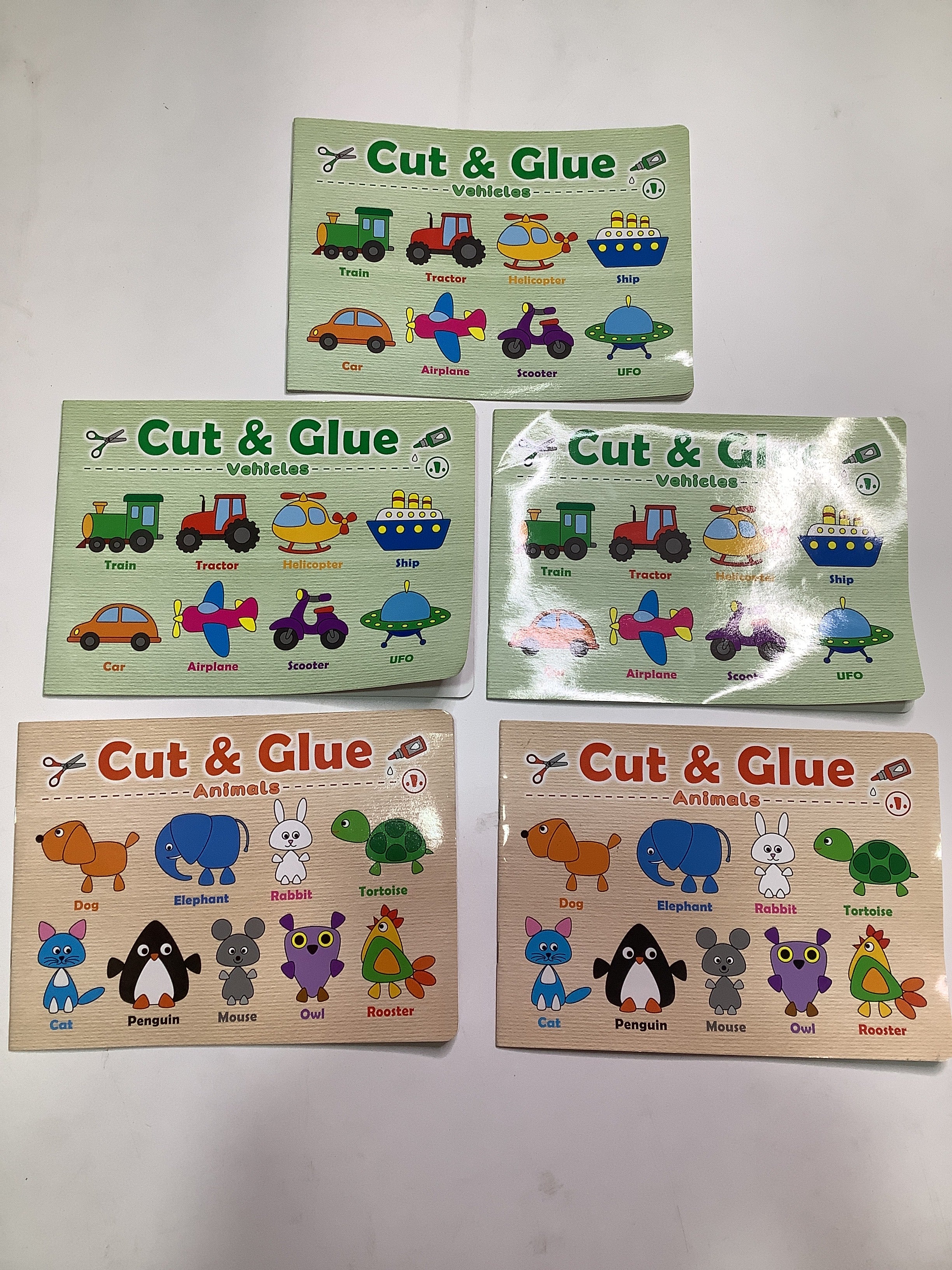 Teeny Baby Cut & Glue Vehicles