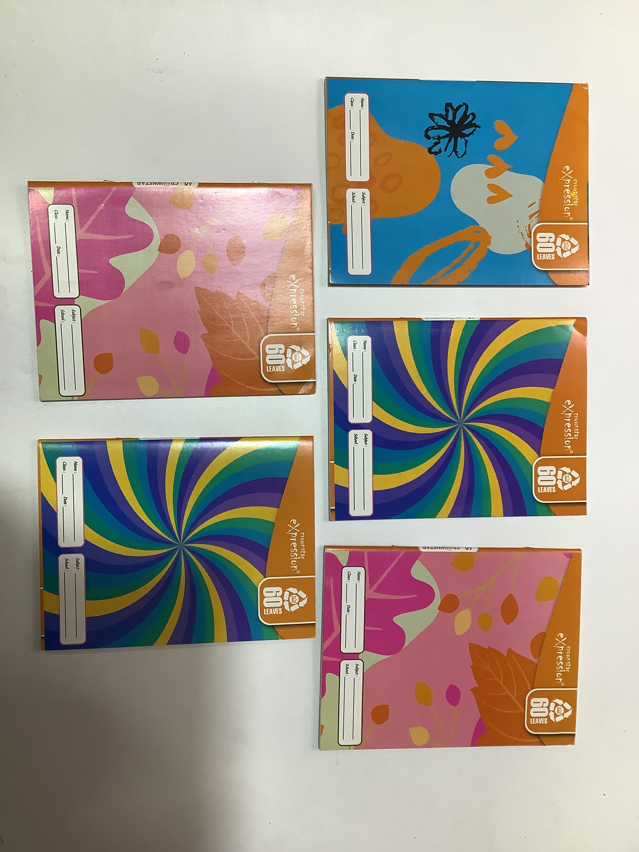 Crownstar Expression Notebook 60leaves