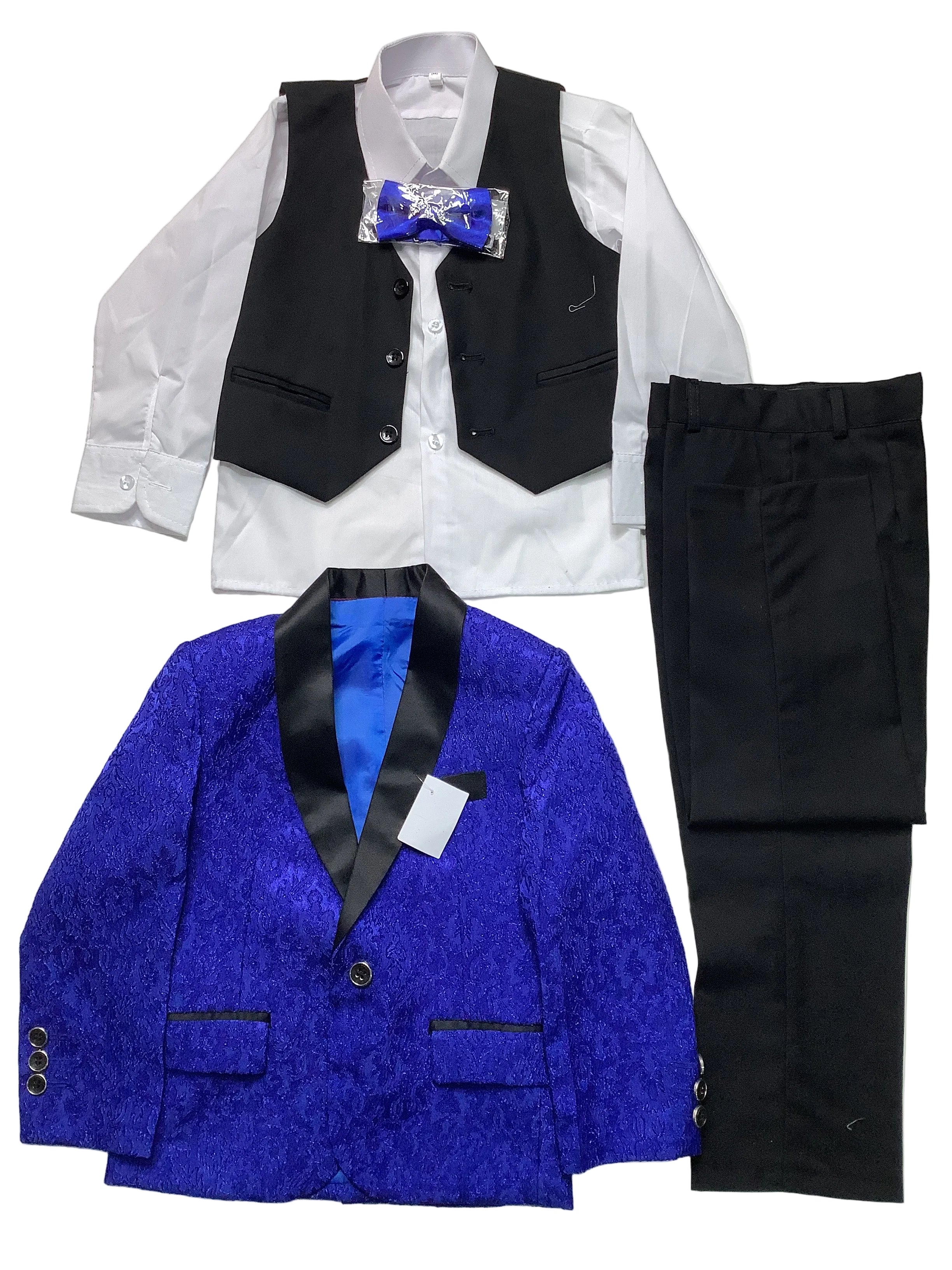 BB-Boum Blue Lace Boy's suits.
