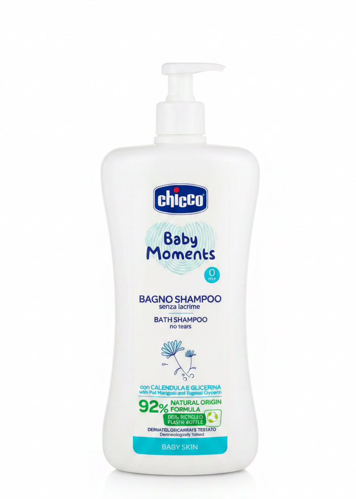 Chicco Baby Moments Bath Shampoo 750ml (No-Tears) 0m+.