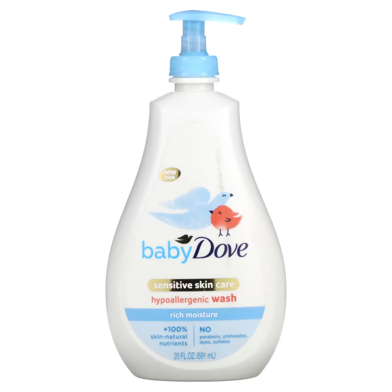 Baby Dove Sensitive Skin Care (Hypoallergenic Lotion Rich Moisture) 591ml.