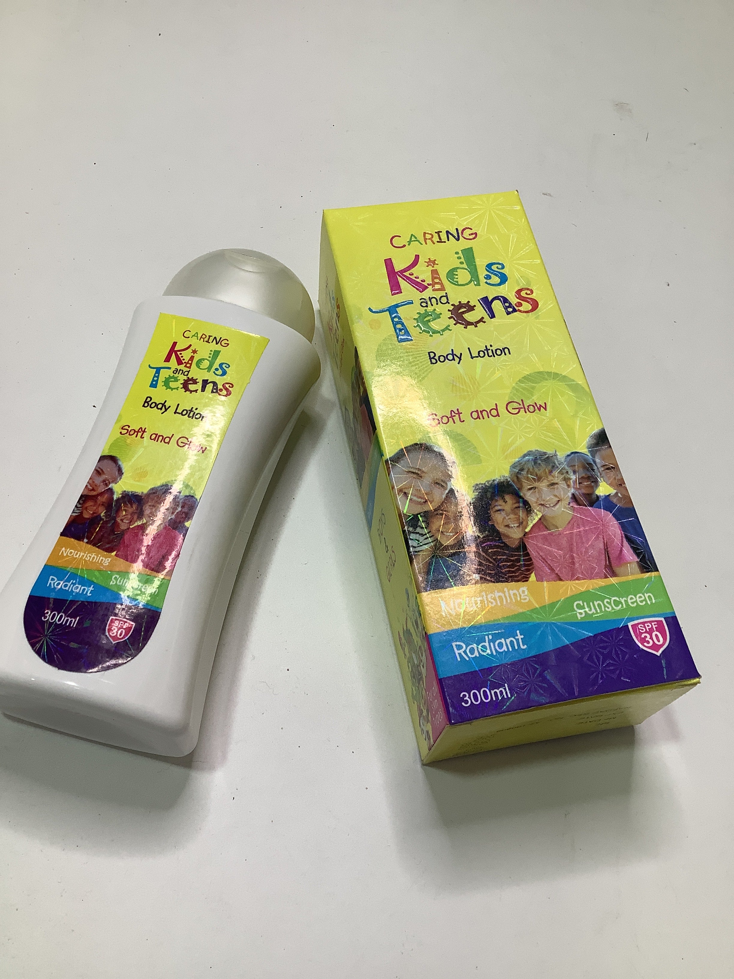 Caring Kids And Teens Body Lotion (Soft And Glow 300ml).