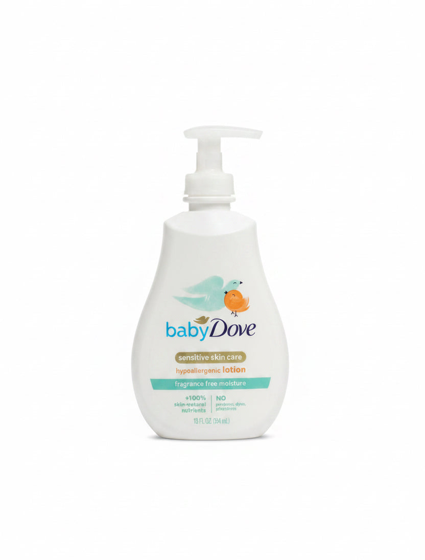 Dove Baby Sensitive Skin Care Lotin Fragrance Free Moisture 384ml