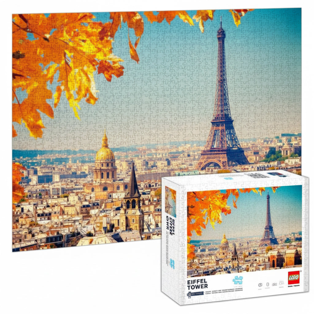 Eiffel Tower Puzzle 14yrs+ (50cm x 70cm)