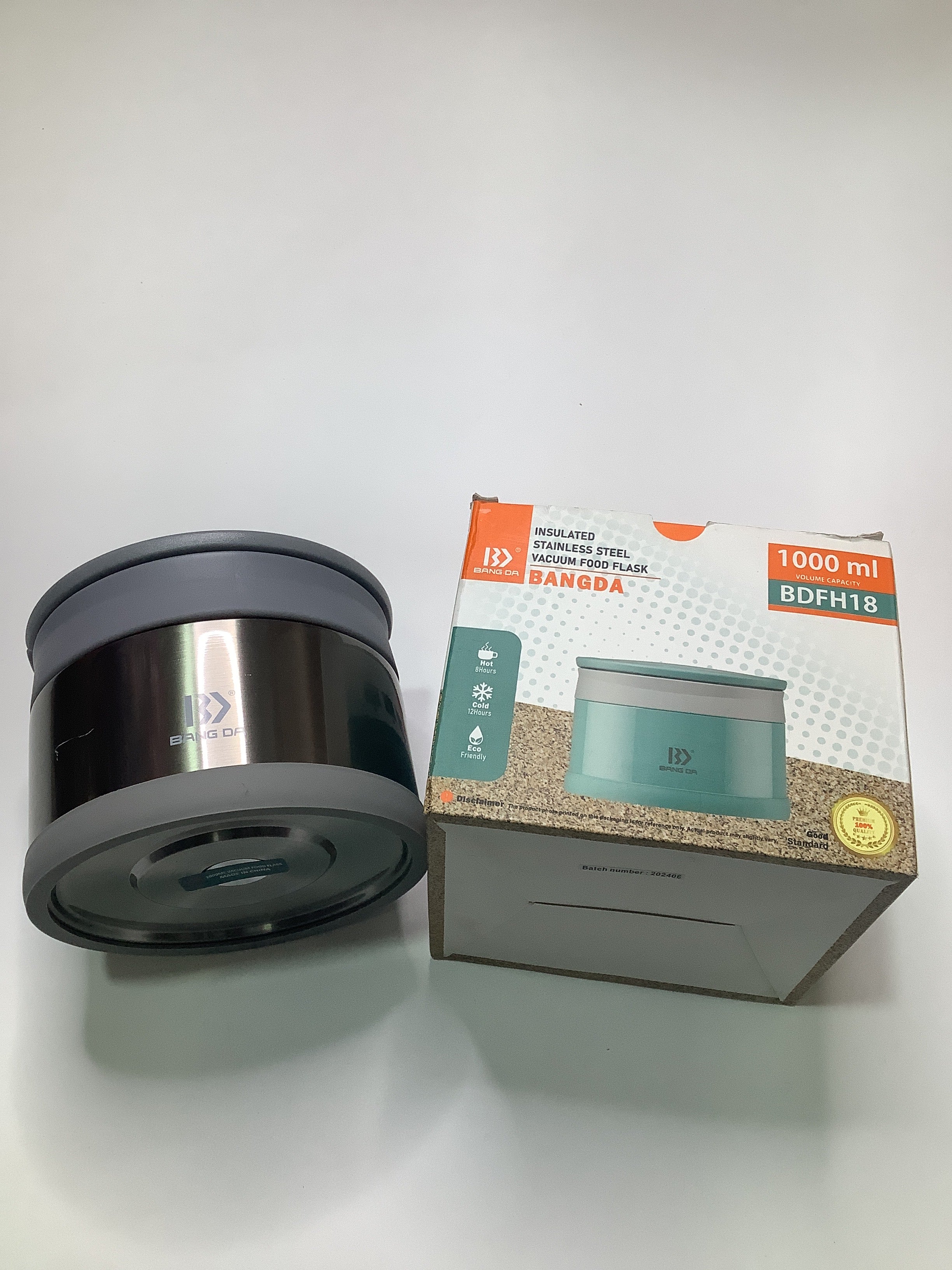 Bangda Insulated Stainless Steel Vacuum Food Flask 1000ml