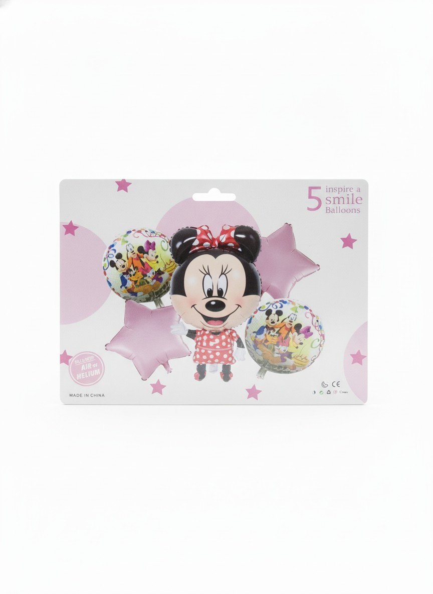 5 Inspire Smile Balloons (Minny Mouse)