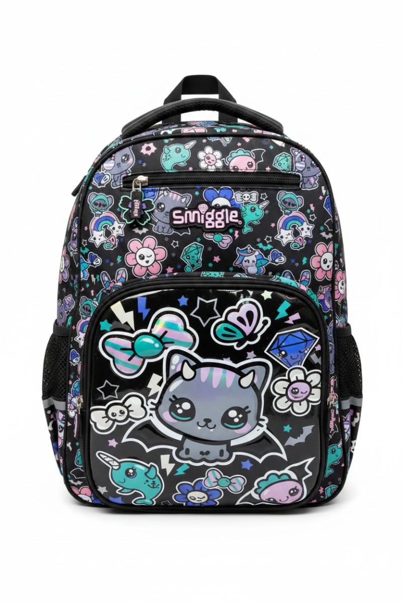 Smiggle Back To School Backpack (Cute Bat)