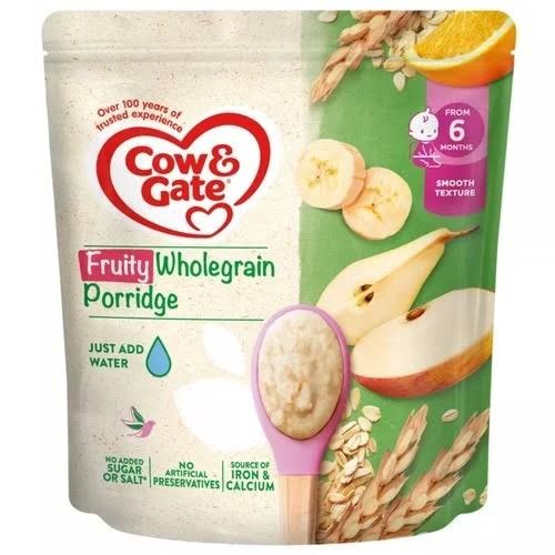 Cow & Gate Fruity Wholegrain Porridge. (6m Onwards)