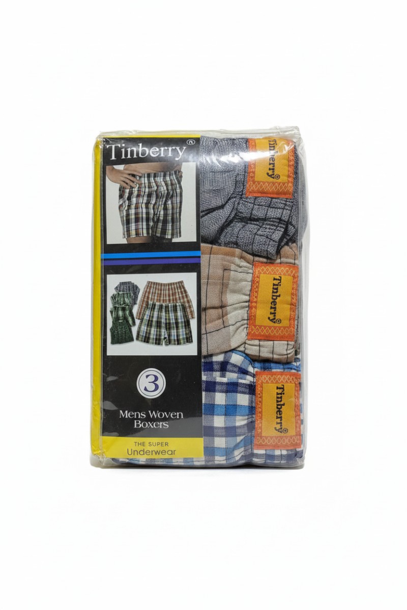 Tinberry Men's Woven Boxers