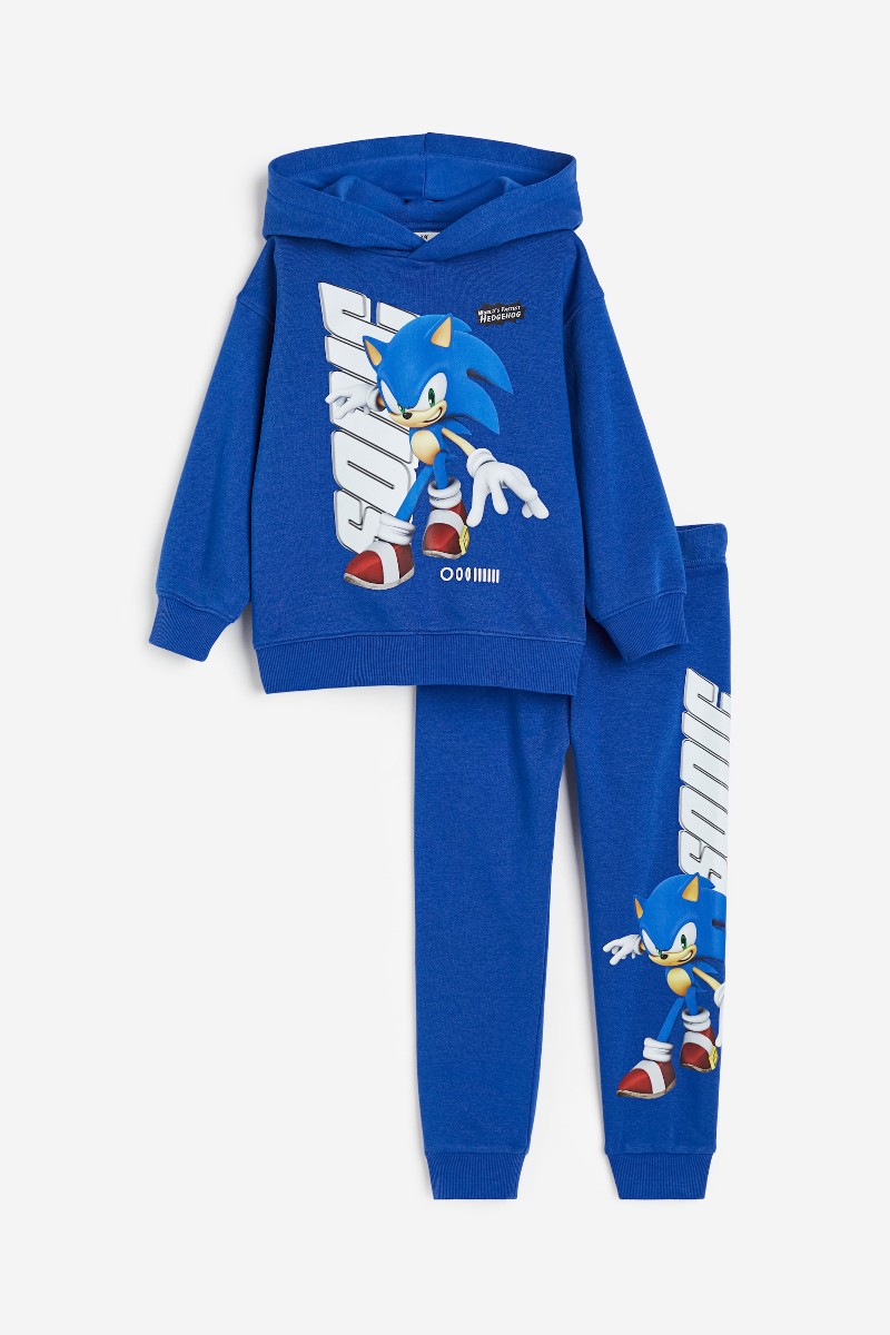 Sonic Hedgehog 2piece Hoodie