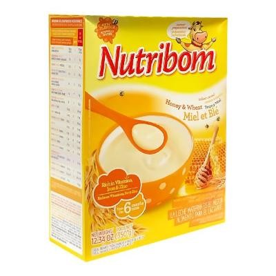 Nutribom Honey and Wheat Cereal (350g).