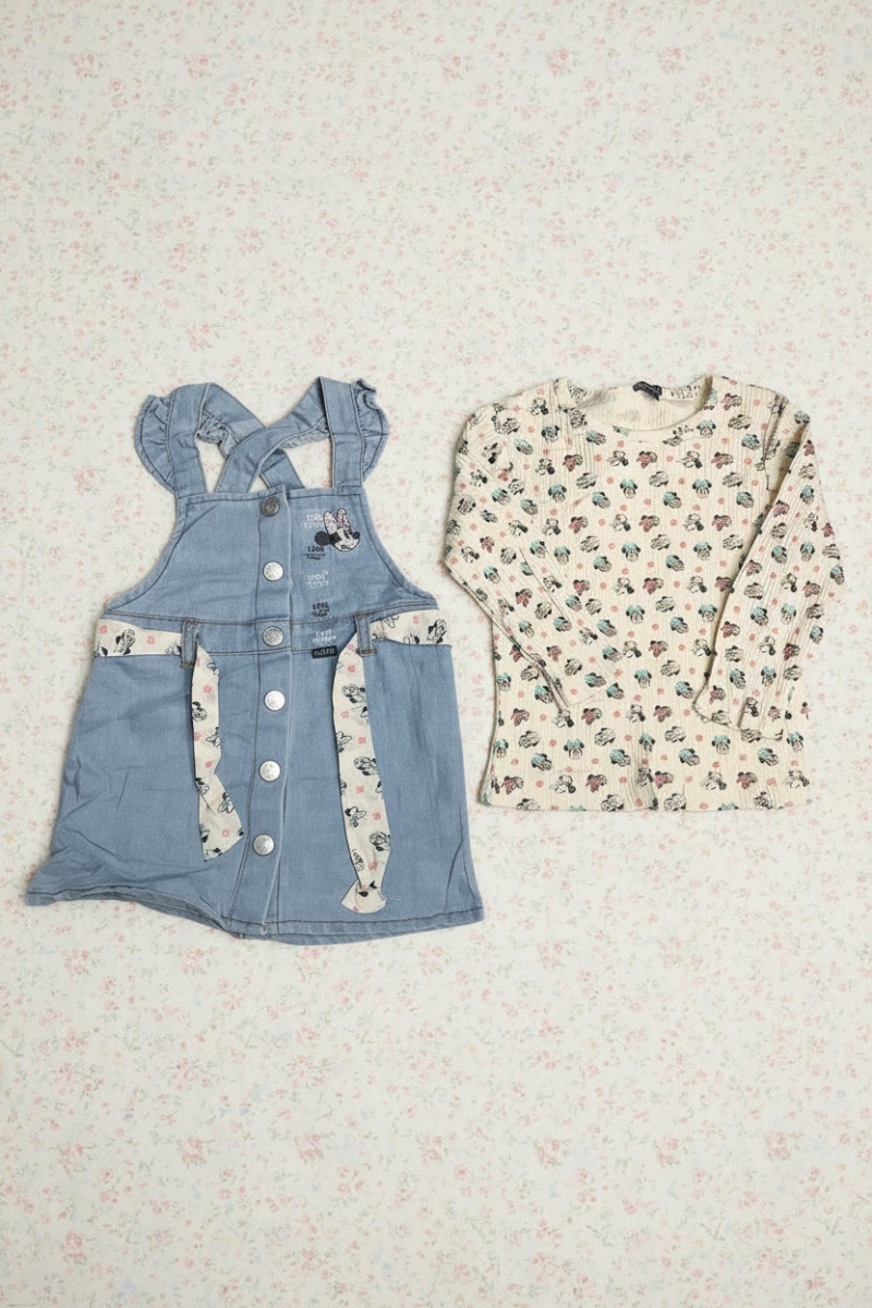 KIABI DISNEY MINNIE MOUSE 2 PIECE SET