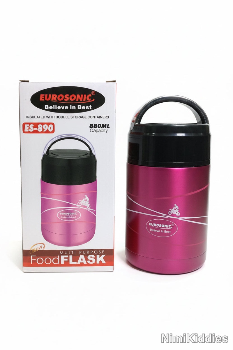 Eurosonic Insulated Multi Purpose Food Flask ES-890 (880ml).