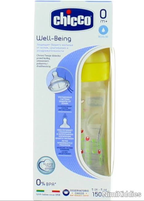 Chicco Well-Being Feeding Bottle 150ml
