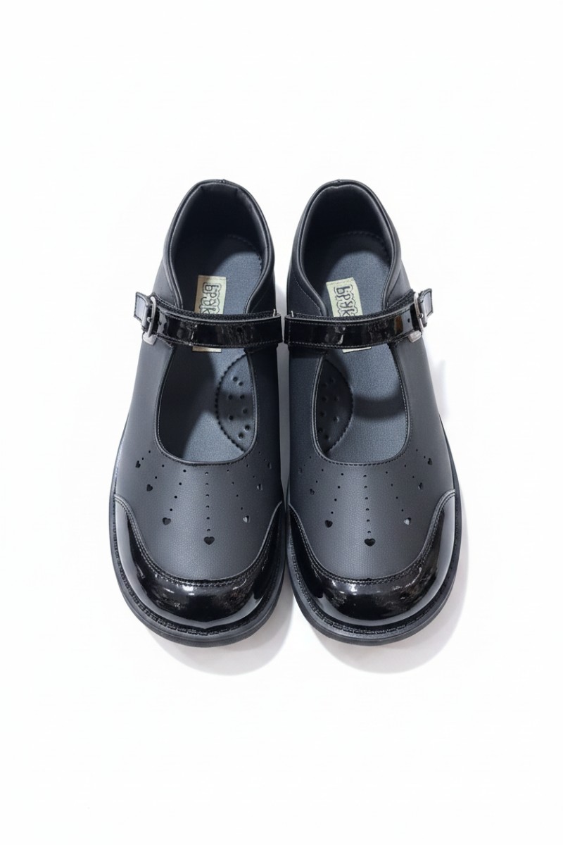 Crabkids Girls School Shoe-616228T
