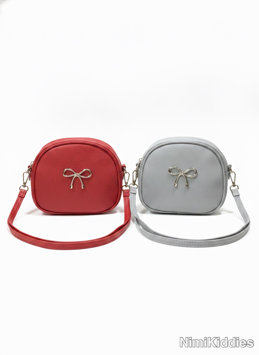 Leather girls hand bag
