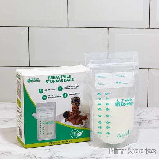 The Milk Booster Breastmilk Storage Bags (25 bags).