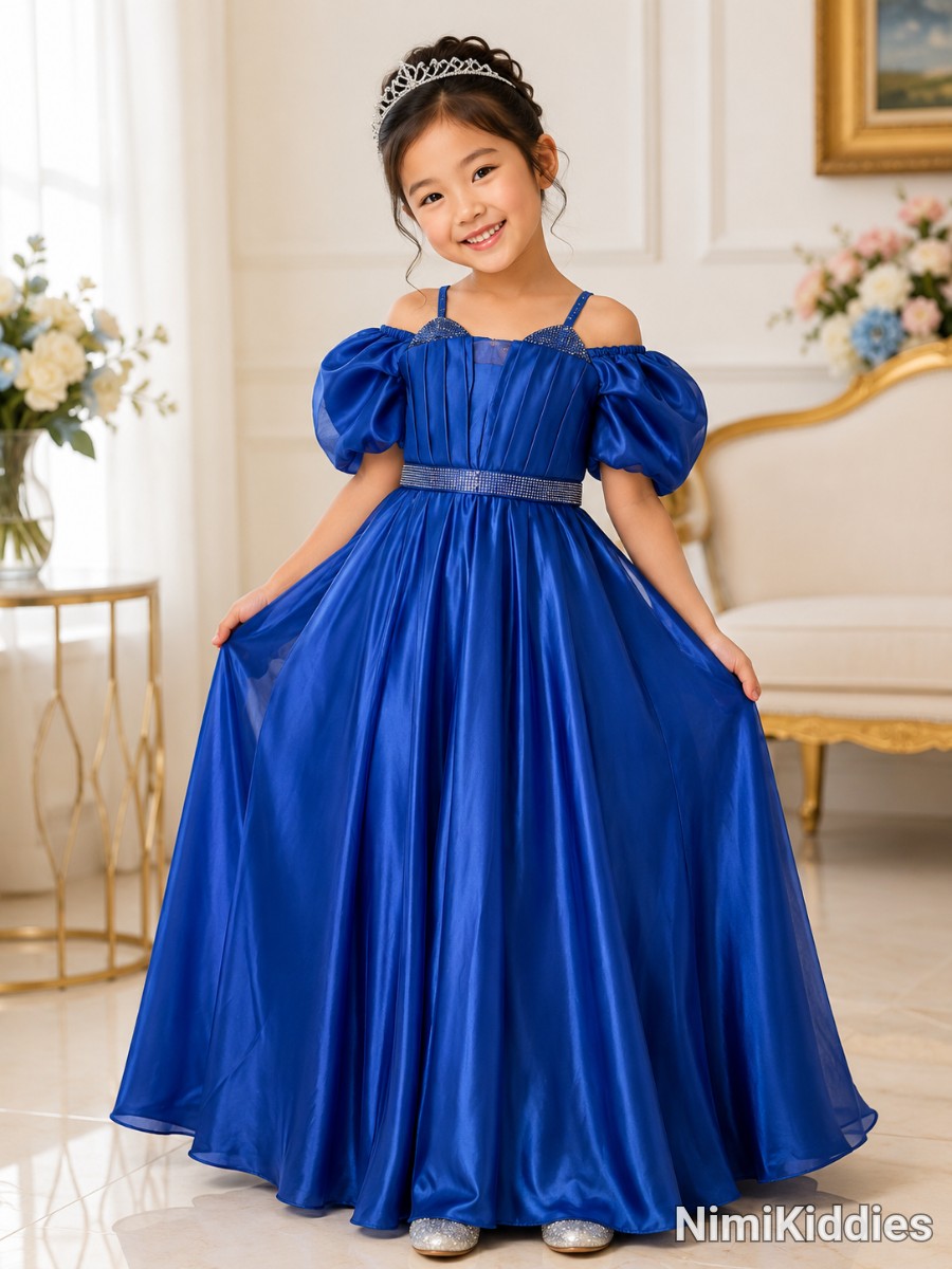 Happy Prenses Girl's Blue Gown